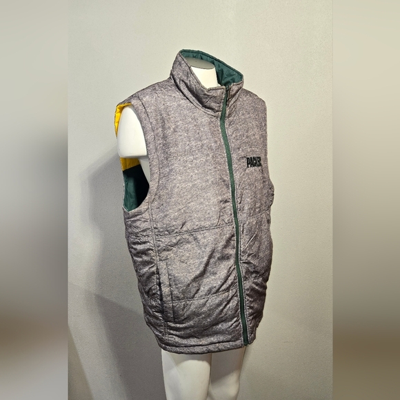Green Bay Packers NFL Reversible Vest Men's Size XL - Picture 5 of 7